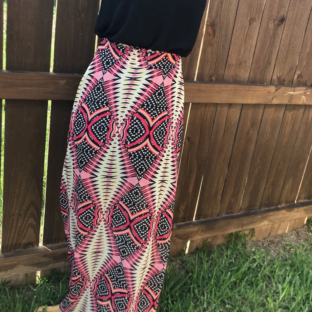 Maxi High waisted skirt
